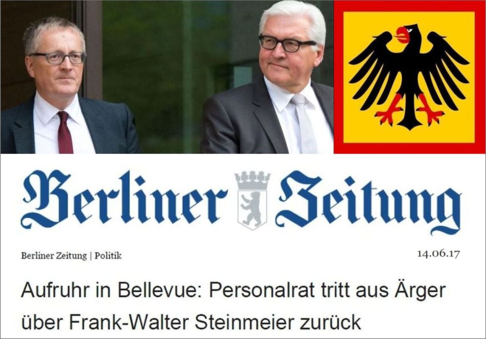 EJ_Präsidialidialamt der Bananenrepublik Deutschland (BRD) - Steinmeiers und Steinleins Beute
