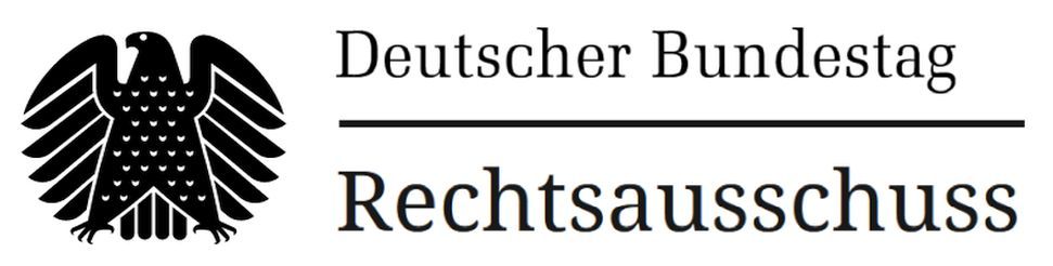 Rechtsausschuß des Bundestags - Logo